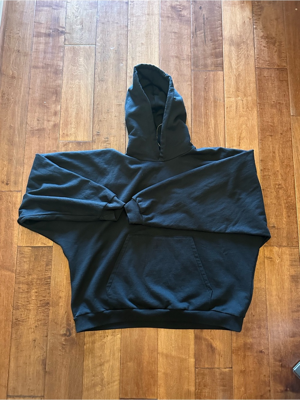 Yeezy “Swish/So Help Me God” Oversized sample Black Hoodie